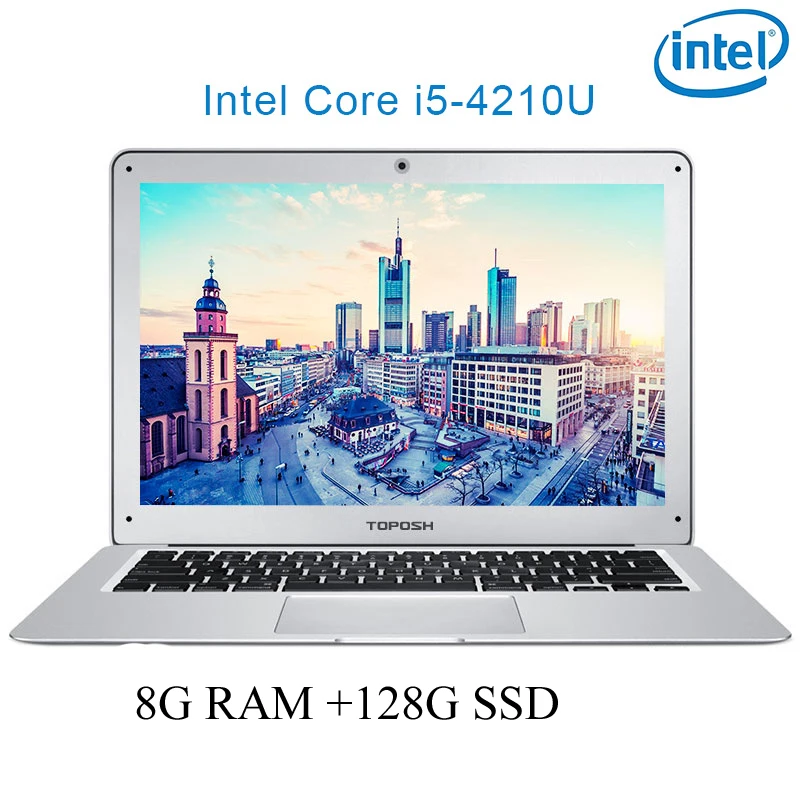 

P7-03 8G RAM 128G SSD i5 4210U 14" Untral-thin notebook Gaming laptop desktop computer