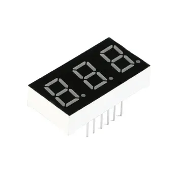 

5Pcs 7 Segment 0.28 Inch LED Display 3 Bit 0.28" Digital Tube Common Cathode Led Digital Module Red Electronic Diy Board