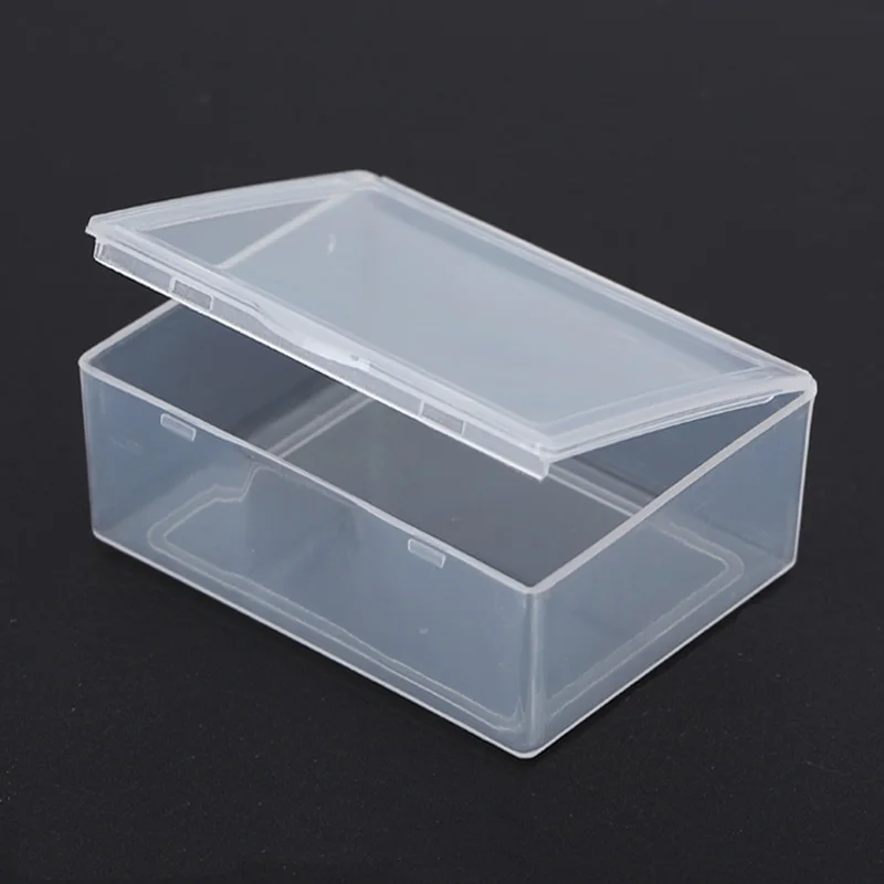 50pcs Lot Small Rectangular Box Transpa Plastic Storage 50pcs Lot Small Rectangular Box Transpa Plastic Storage Collections Container Case For S Coins In Bo Bins From Home Garden