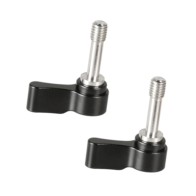 M6 * 7mm Ratchet Wingnut Assembly Hand Locking Knob For Camera Cage Rig Shoulder