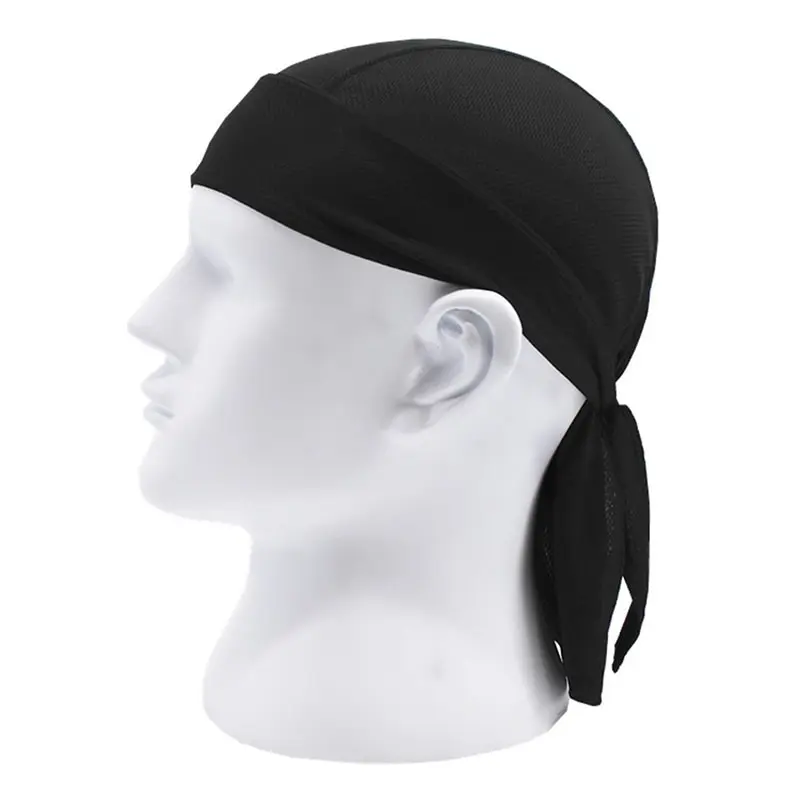 Quick Dry Pure Cycling Cap Men Outdoor Running Riding Hood Headband Head Scarf Bandana Headscarf head wraps for men Scarves