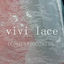 10 метров HZ011 offwhite органза французского кружева Bonded Lace для торжественное платье/вечернее платье/модный показ