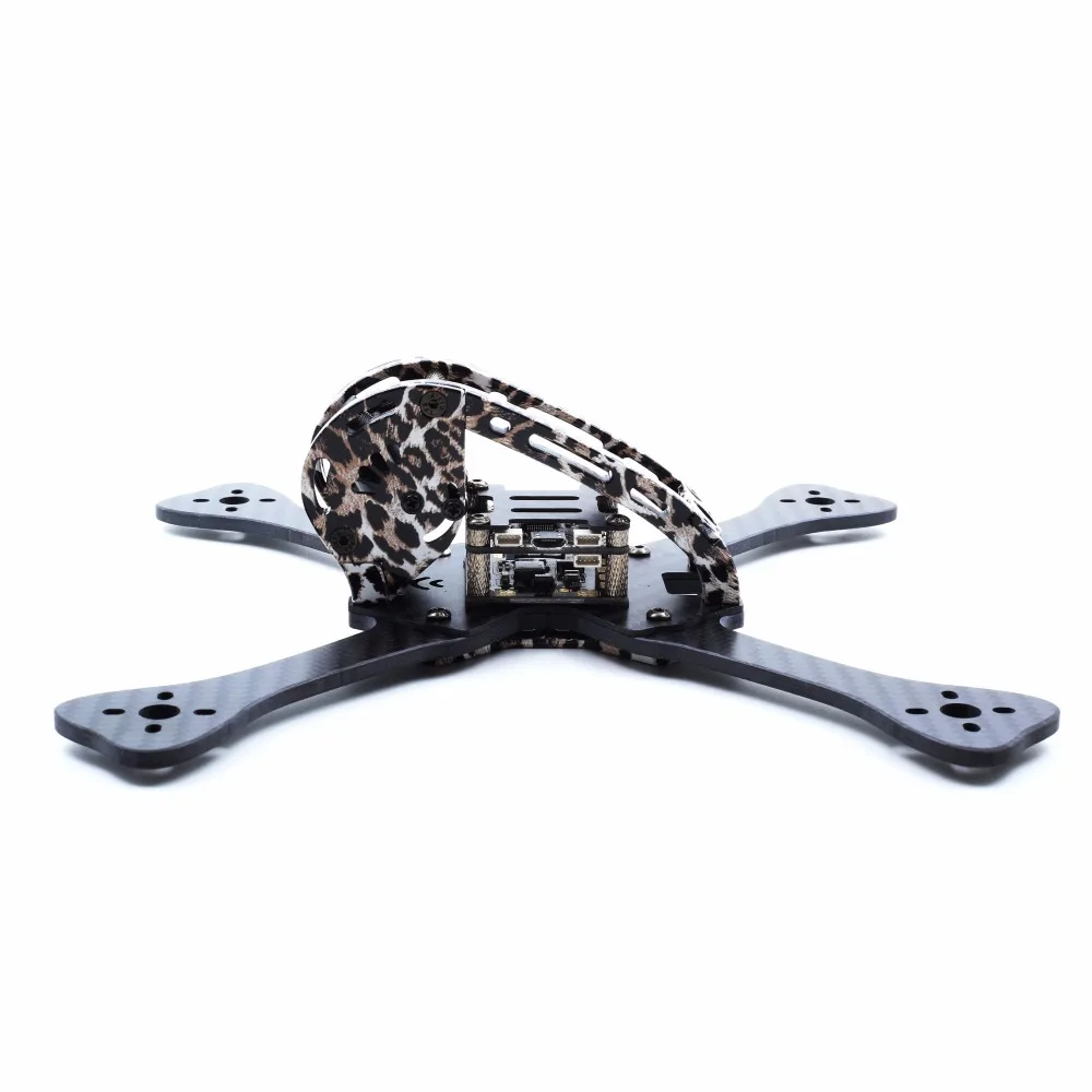 Квадрокоптер GEPRC Leopard 7075 195 мм 220 255 авиационный Алюминиевый карбоновый каркас DIY FPV