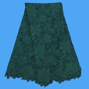 

2018 New Design African Lace Fabric 2018 Wholesale France Swiss Voile Lace Water soluble lace African Tulle Cord Lace Fabric