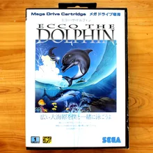 Ecco The Dolphin 16 Bit MD Game Card with Retail Box for Sega MegaDrive & Genesis Video Game console system
