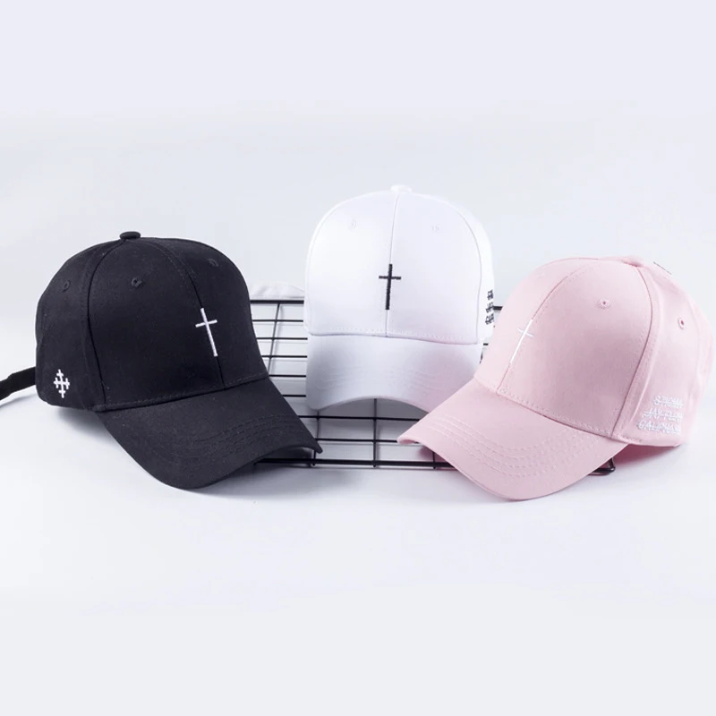 Women Men Cross Belt Embroidery Baseball Cap Solid Letter Hat Fashion Unisex Adjustable Personality Hip Hop Snapback Caps CP0319 (13)