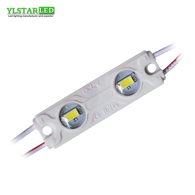 

YLSTAR injection LED module waterproof SMD 5730 LED back light module backlight DC12V 1.44W SMD5730 2 Led IP65 wholesale