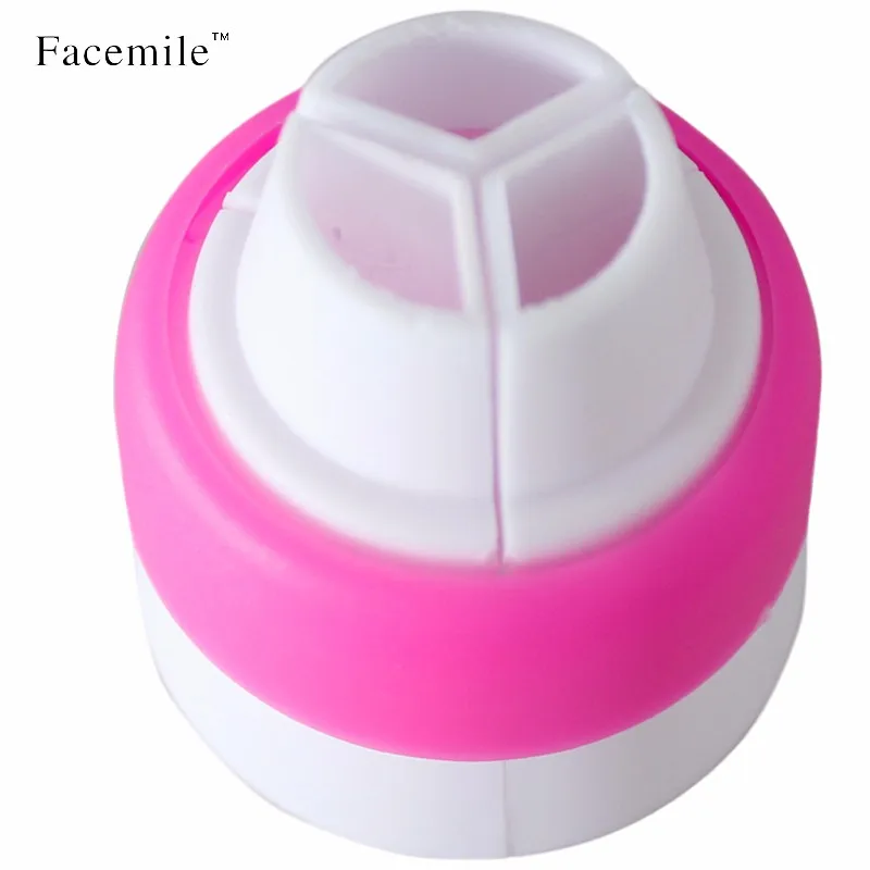 

Facemile 3-Color Icing Piping Bag Russian Nozzle Converter Coupler Icing Cake Decor Tools for Dessert Decorators
