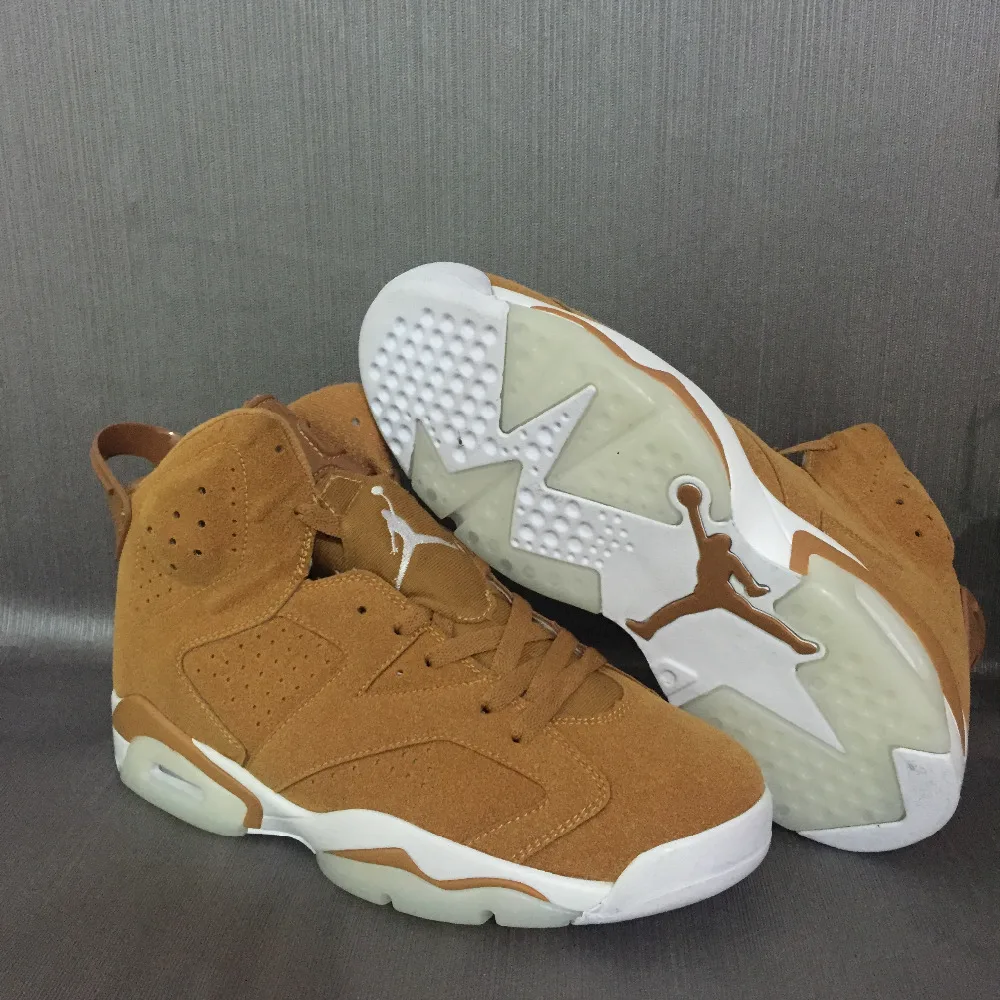 

JORDAN 6 Basketball Shoes AJ6 Low Help JORDAN Sneakers Gatorade Wheat Color Men Basketball Shoes Jordan 6 Size:40-47