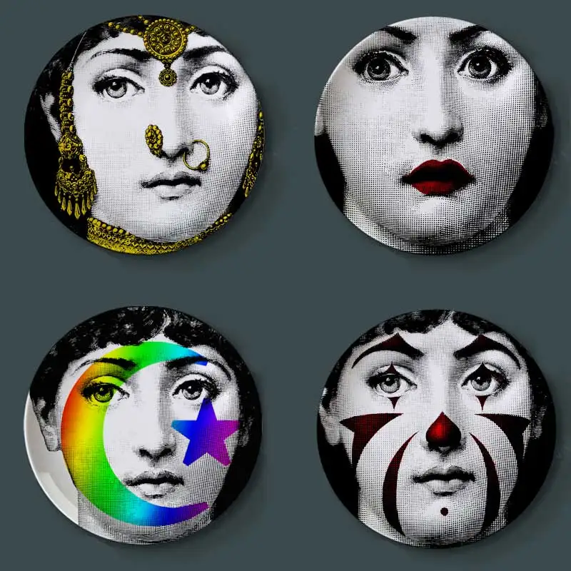 Новейший дизайн Италия rosenthal Piero fornasetti тарелки декоративная тарелка на стену
