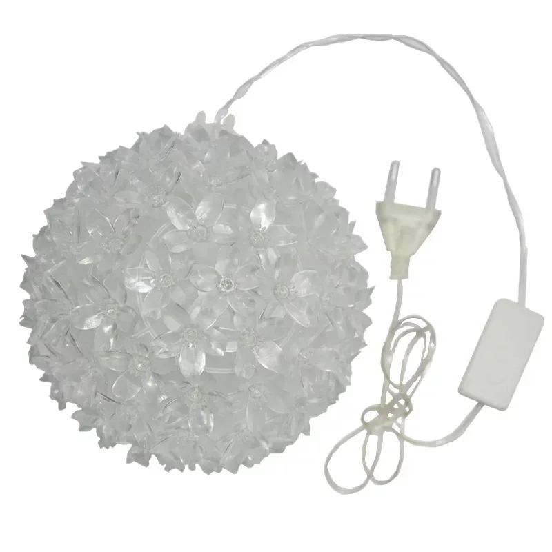 Dia 12cm 20cm 30cm LED Cherry Blossom Peach Flower Ball Lights Lamp AC 110V 220V Holiday christmas wedding Party String lights Dia 12cm 20cm 30cm LED Cherry Blossom Peach Flower Ball Lights Lamp AC 110V 220V Holiday christmas wedding Party String lights