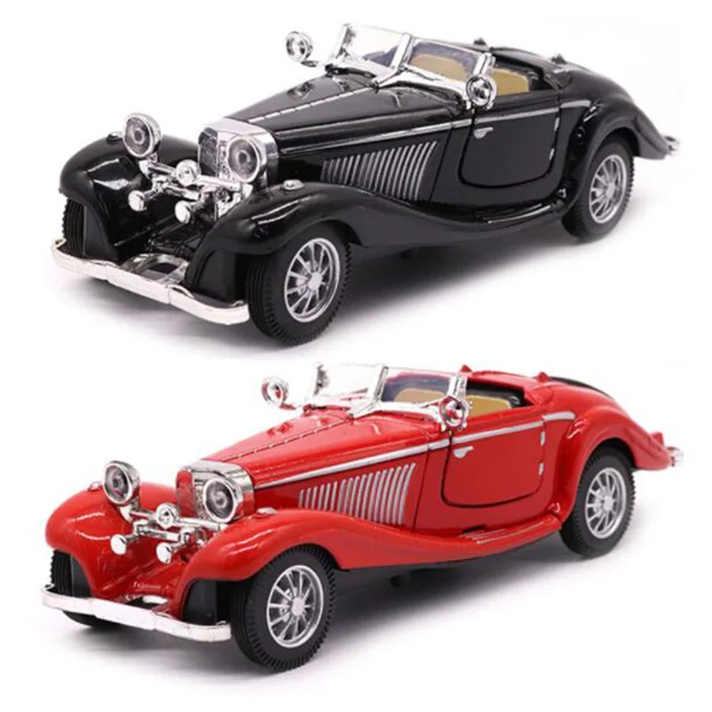 

1:28 Scale 16.8CM Metal Alloy Diecasts 500K Classic Pull Back 1936 car model Vehicles Model Toys For Children Kids Collection