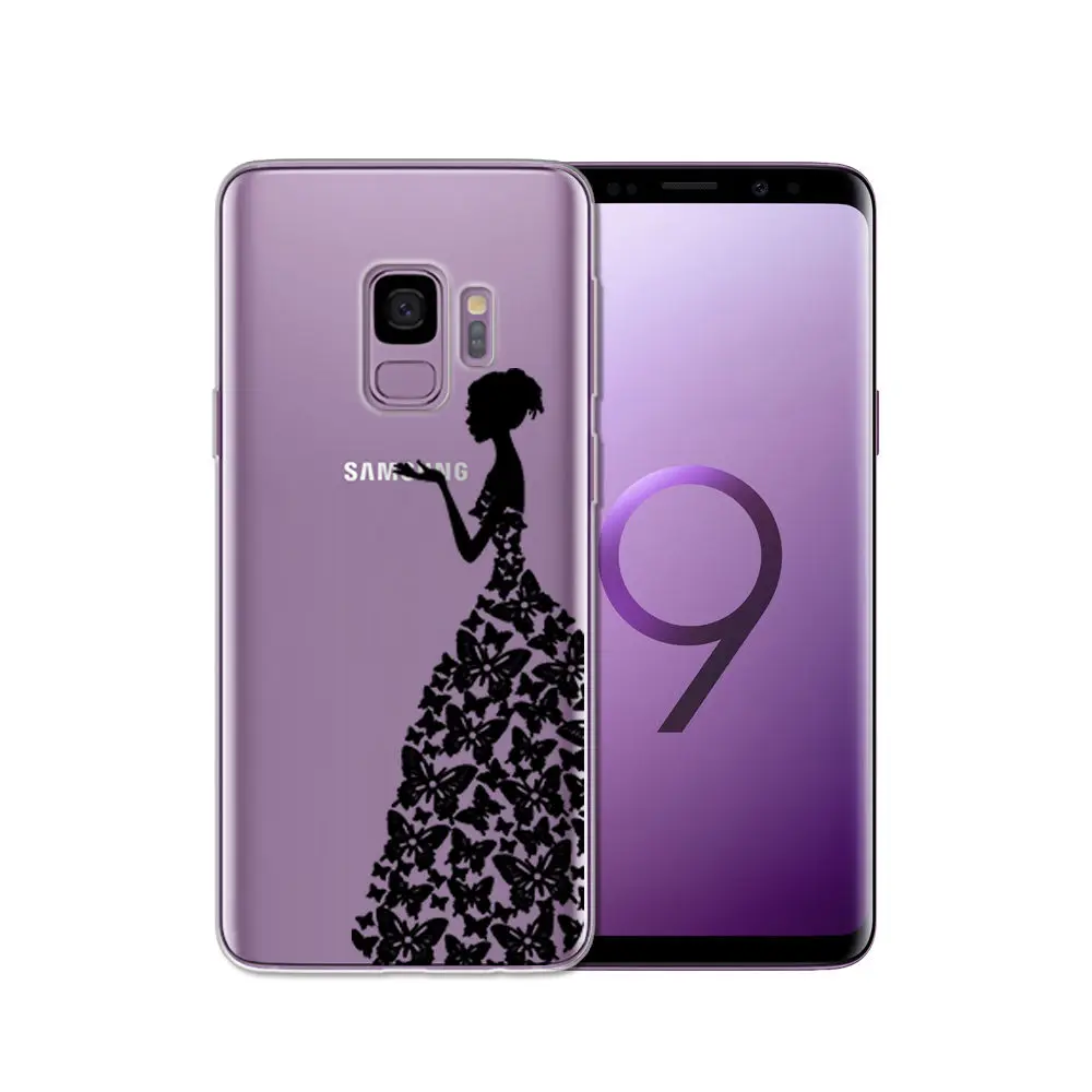 Arvin Silicone Case FOR Samsung Galax s5 S6 S7 S8 Clear Protective case FOR Samsung S6 edge S8 Plus S9 Plus Soft TPU Phone Cover (5)
