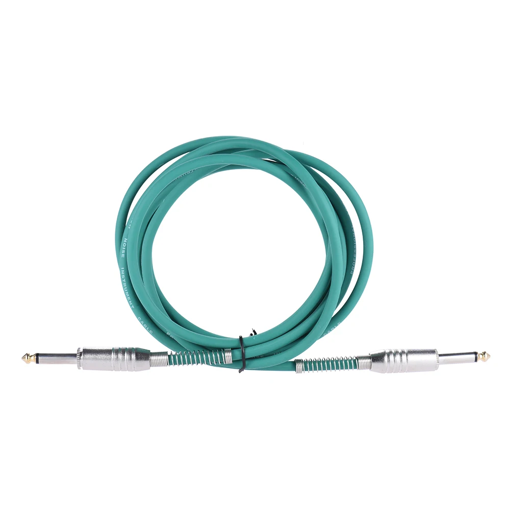 

3 Meters/ 10 Feet Guitar Instrument Mono Cable Straight 1/4 Inch TS to Straight 1/4 Inch TS Male Plug PVC Jacket