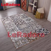 LeRadore винтажные напольные ковры в стиле ретро персидские ковры коврик для спальни Противоскользящий домашний отель декоративный антистат ковер 200*300 см