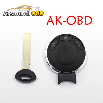 

Remote Smart Card Car Key 3 Buttons Shell Cover Case FOB for BMW Mini Cooper Auto Smart Key With Blade New Arrival