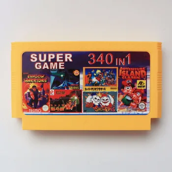 

Top Quality Game Cartridge 60 Pins 8 Bit Game Card - 340 IN 1