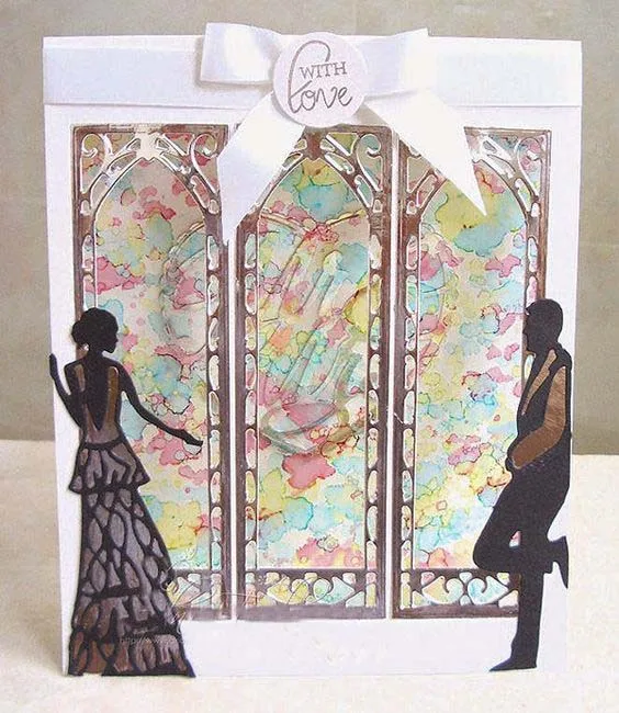 

Groom and bride Metal Cutting Dies For DIY Scrapbooking Paper Card Craft Embossing Dies