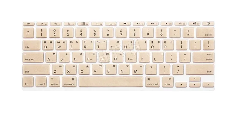HRH корейский Тонкий язык клавиатура Обложка протектор силиконовая кожа Защитная пленка для Mac Book Air 1" 11,6 A1465 A1370 Версия США