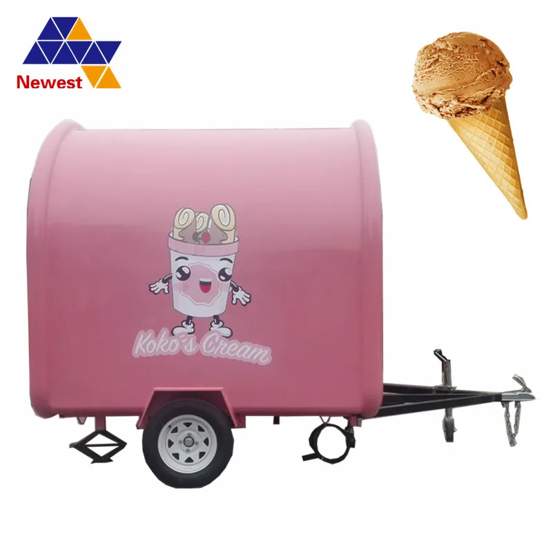 

Factory price China mobile hot dog food cart for sale ,mobile food cart price ,Thailand ice cream roll fast truck mobile cart