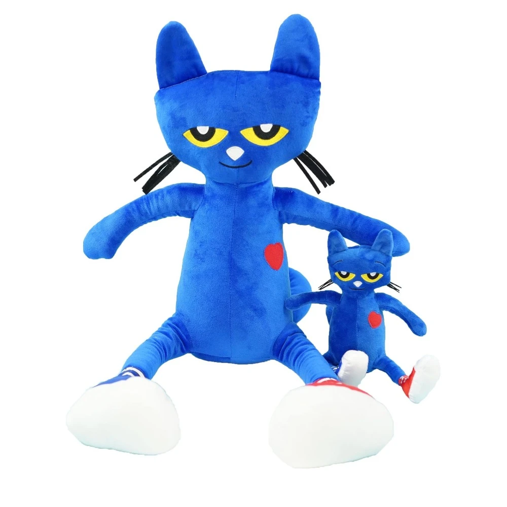 blue cat stuffed animal