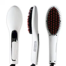 Электрический Выпрямитель для волос щетка для волос Стайлинг автоматический массажер выпрямители просто быстрый Утюг для волос Инструменты для укладки