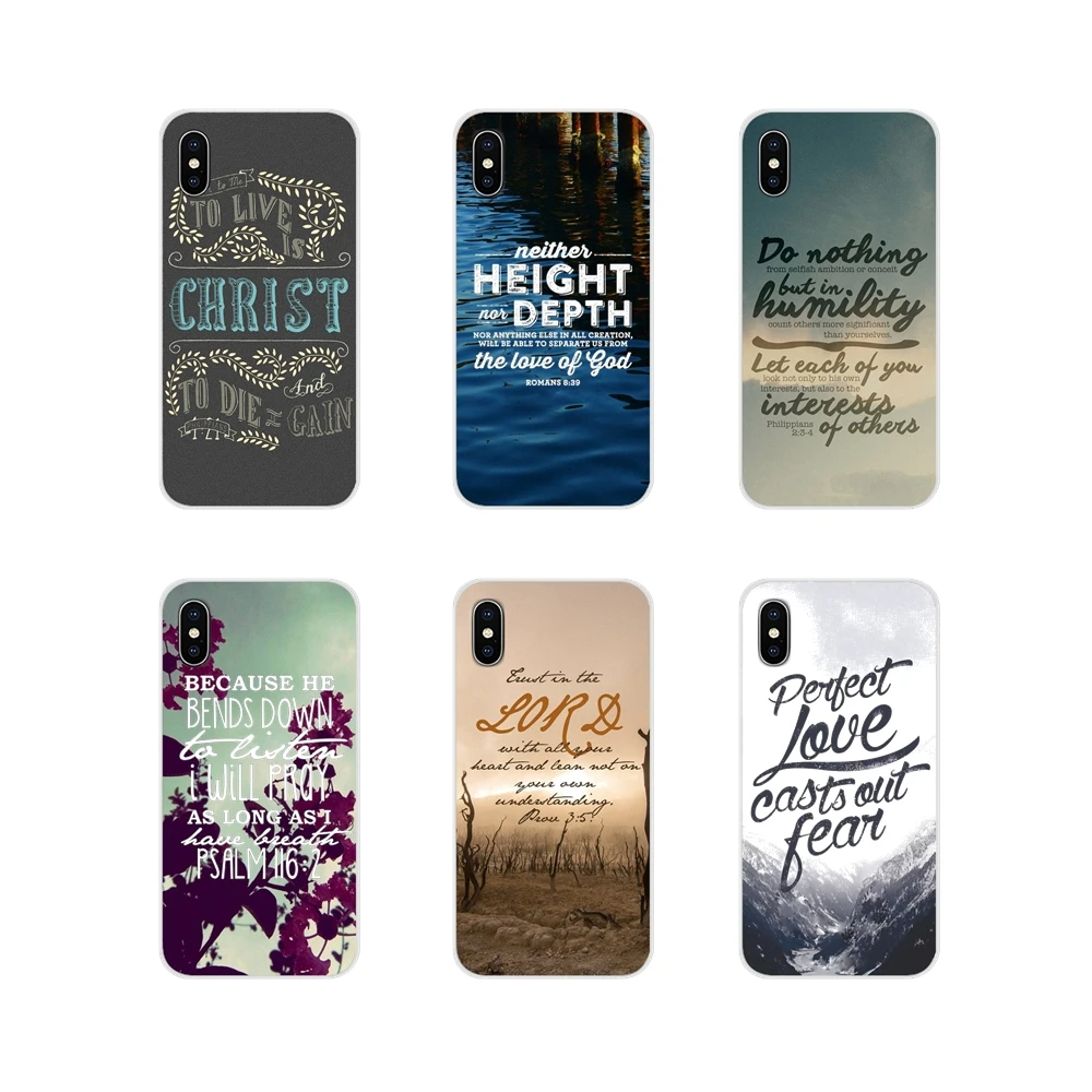 Mobile Phone Cases Bible verse Philippians Jesus Christ For Huawei P8 9 Lite Nova 2i 3i GR3 Y6 Pro Y7 Y8 Y9 Prime 2017 2018 2019 | Мобильные