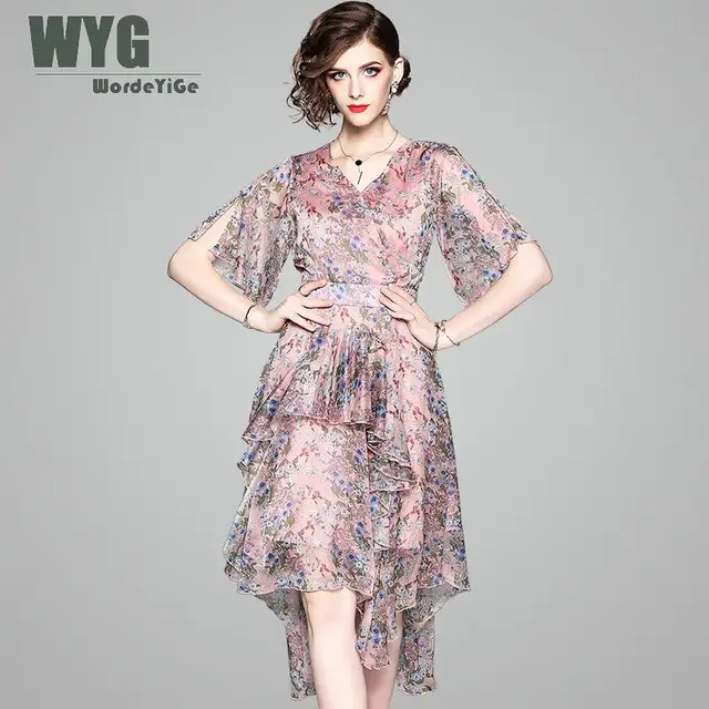 Floral Chiffon Dress