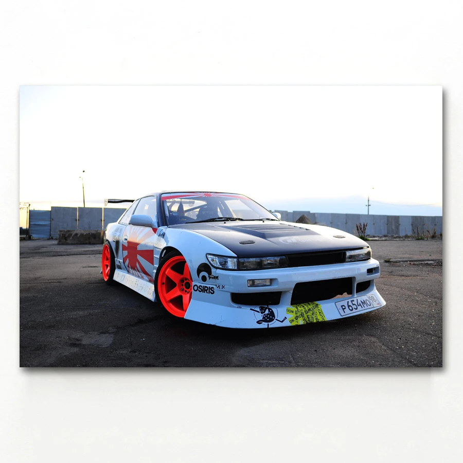 Nissan Silvia S13 Car Vehicle Wallpaper Wall Art Posters And Prints Canvas Art Paintings For Home Decor Aliexpress Home Garden