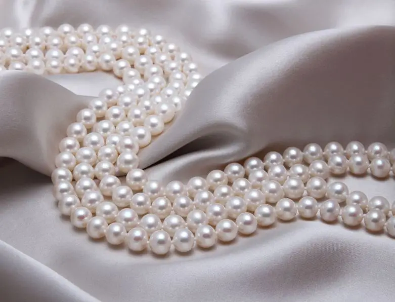 

80%OFF 8-9mm 32/36/40/44inch AAA Akoya Natural White Pearl Necklace Handmade