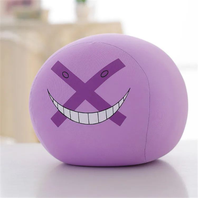 Assassination Classroom - Koro Sensei Themed Cute Round Pillow Cushions (4 Designs)