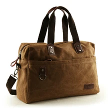 EBOYU Eur& US стиль винтажная холщовая мужская сумка для путешествий Мужская/мужская сумка через плечо дорожная сумка для работы сумка-мессенджер#589