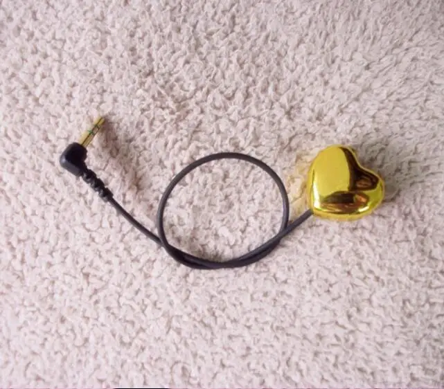 Earphone Splitter Heart Shape Audio Cable Couples transfer cable 1 Male