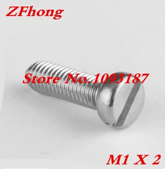 

20pcs/lot High Quality M1 x 2 Titanium Gr2 Slot Screw