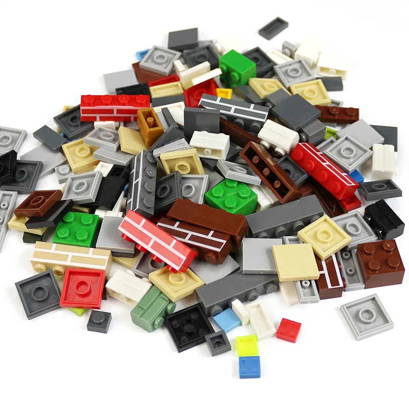 

500Pcs City Block Bricks DIY Enlighten MOC Plastic Building Blocks Bricks Toy Educational Bulk Bricks Legoed Toys Assembles Part