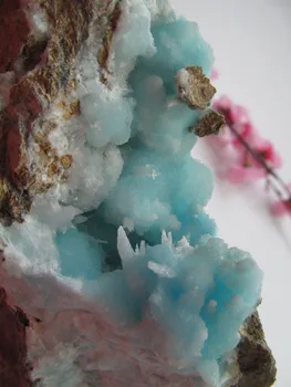 

376g Natural Blue Ore Stones Crystal Specimens Healing Unique Home Decorations Furnishing Articles Crafts collection