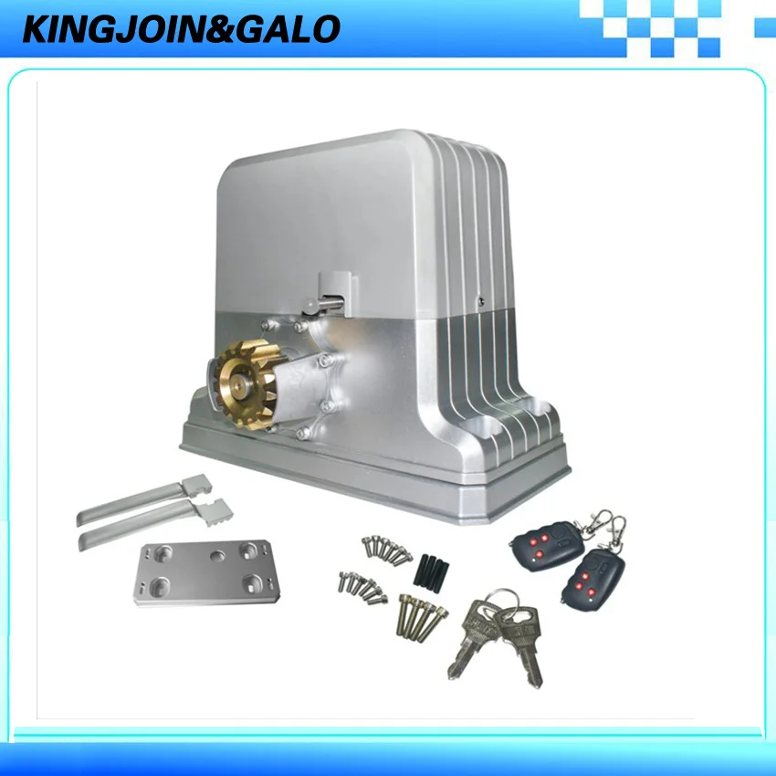 Max Driving 1800kgs Automatic Sliding Gate Opener Operator Kit with 10pcs Remote Control for access control system