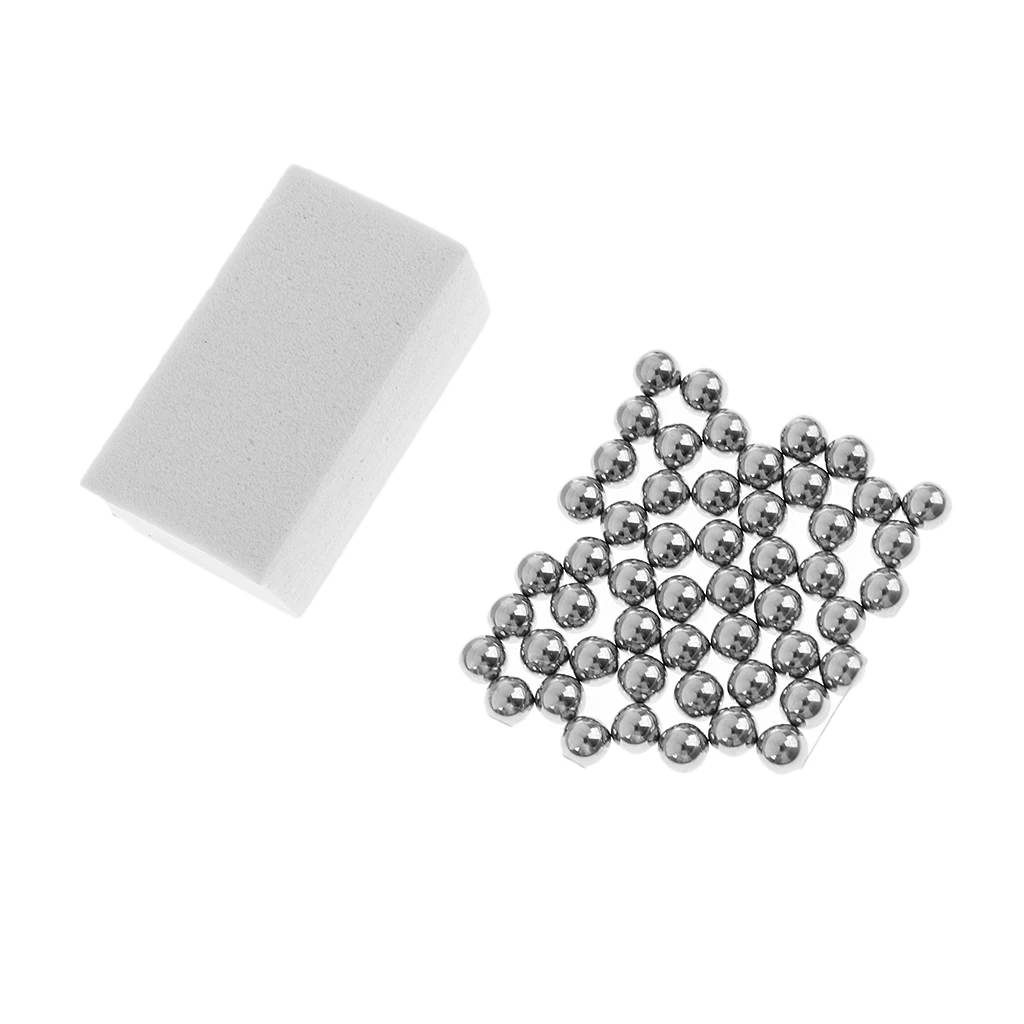 45pcs/set Ustar UA 90170 Model Paint Mixing Special Steel Ball Mini Stainless Steel Ball Set for Shaking Paints Painting Tools