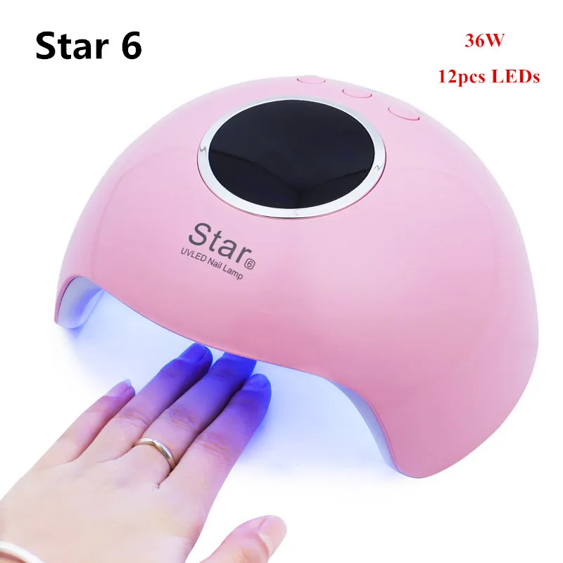 

36W Nail Lamp UV LED Lamp Nail Dryer for Curing UV Gel LED Gel Nails Machine 60s 120s Timer USB Power Cord Nail Art Tools