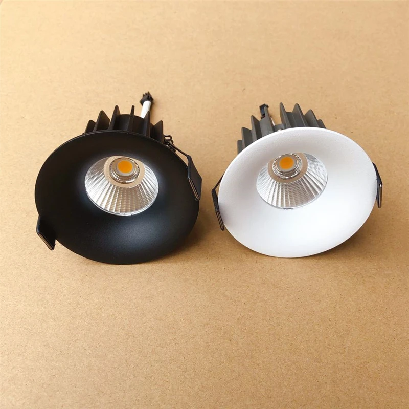 

COB Downlight Curved Anti-glare Ceiling Lamps Spotlight 10W 14W 16W Hotel Background Wall Painting Lamp embedded Downlight light