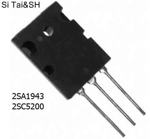 

20PCS A1943 C5200 2SA1943 2SC5200 audio pair tube 10PCS* A1943+10PCS* C5200 TO-3PL new original