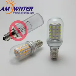 AMYWNTER T15 E14 светодиодный лампы SMD 1 W хрустальная люстра 12 V 24 V 60 светильник Кукуруза лампы кулон Холодильник света