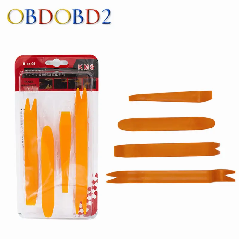 

4pcs/Set Auto Car Radio Door Clip Panel Trim Dash Audio Removal Installer Pry Tool Portable Practical Car Panel Remove Tool