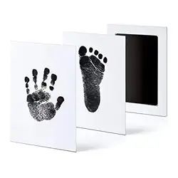 6 Упак. Handprint И Footprint штемпельные подушечки без чернил-Touch, безопасный Набор для печати для ребенка и домашних животных 3 больших штемпельные