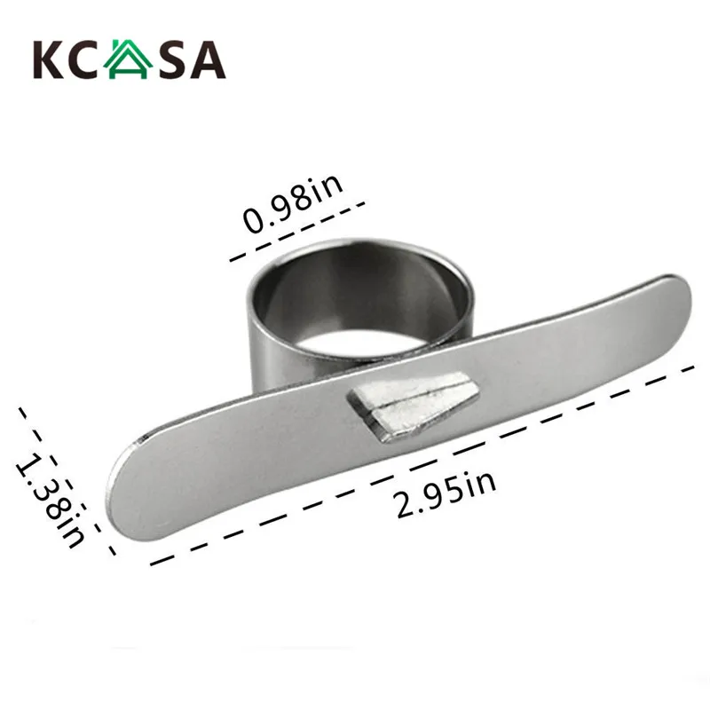 KCASA KC-OP084 из нержавеющей стали оранжевый инструмент для легкого удаления шелухи резак для овощей Овощечистка инструменты, устройства для кухни