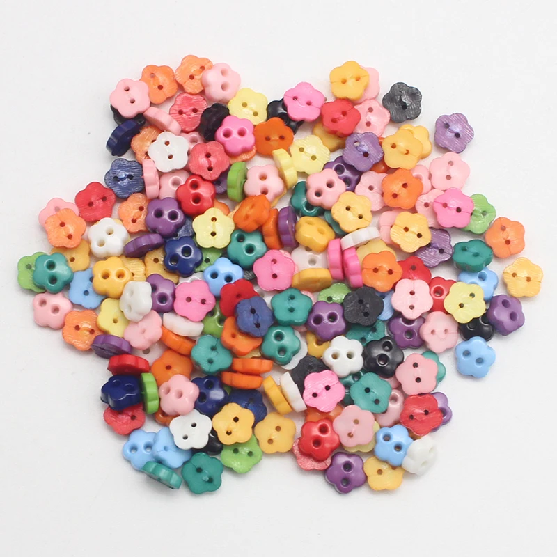 

Lucia crafts 100pcs Multi-shape 2 Holes Resin Buttons Scrapbooking Garment Decorative Button DIY Sewing Accessories E0405
