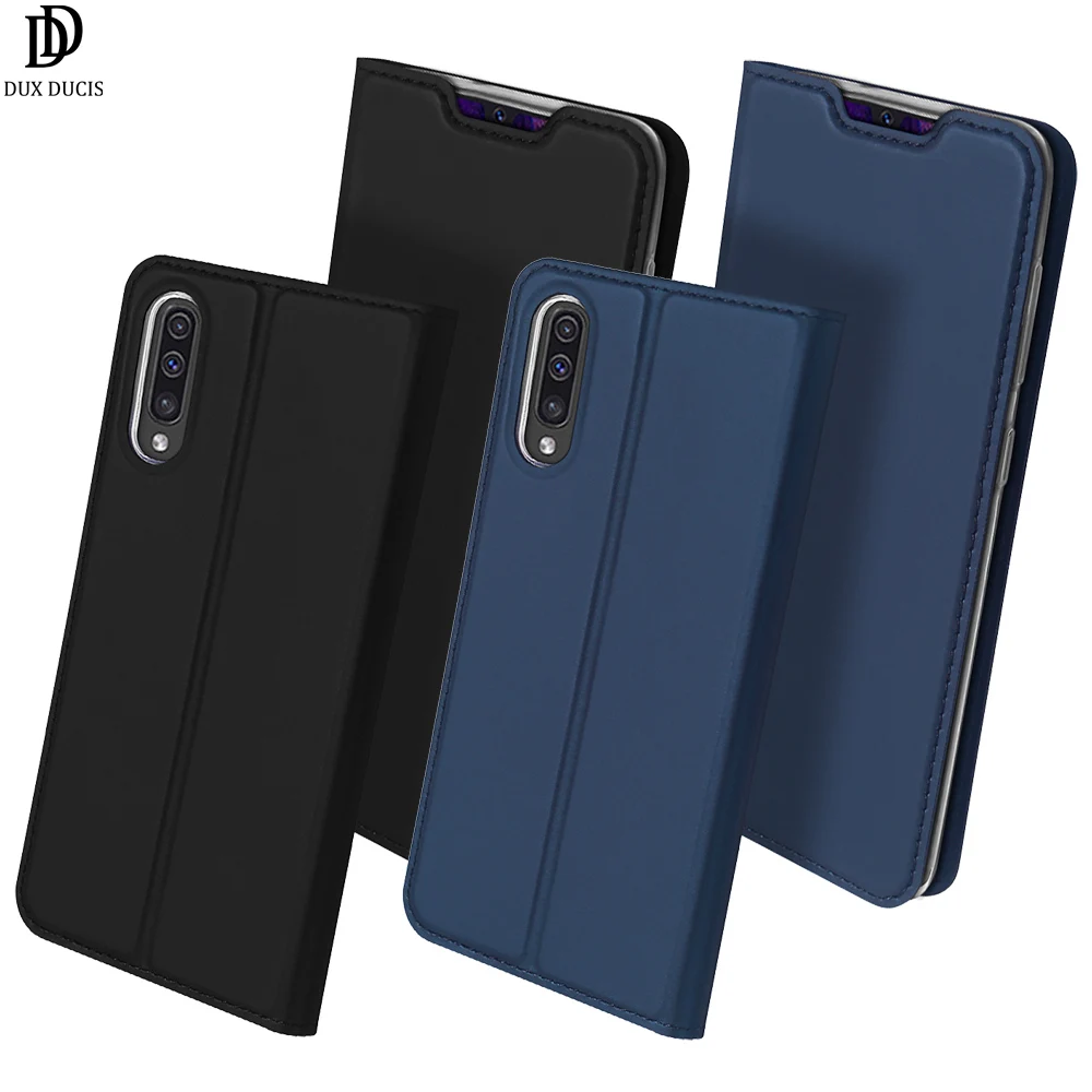 

Flip Case For Samsung Galaxy A70 Soft Bumper Shockproof Protective Card Slot Holder Kickstand Wallet Stand PU Leather TPU Cover