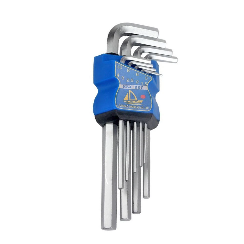 9Pcs Hex Key Set Allen Wrench Metric L-shape Short Long Arm CRV Steel 5 Style 9Pcs Hex Key Set Allen Wrench Metric L-shape Short Long Arm CRV Steel 5 Style
