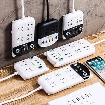 

Multifunction USB Socket Multiple Jack Smart Home wall socket with usb Wall Charger Adapter Charging Socket Wall Adapter Plug
