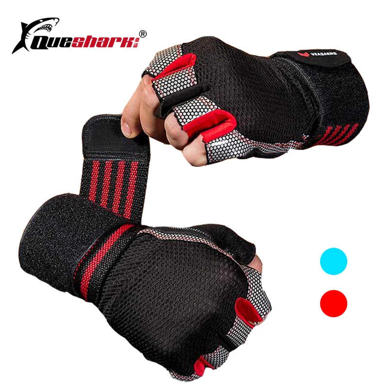 Buy Hand Wrap Wristband Sport Gloves Half Finger